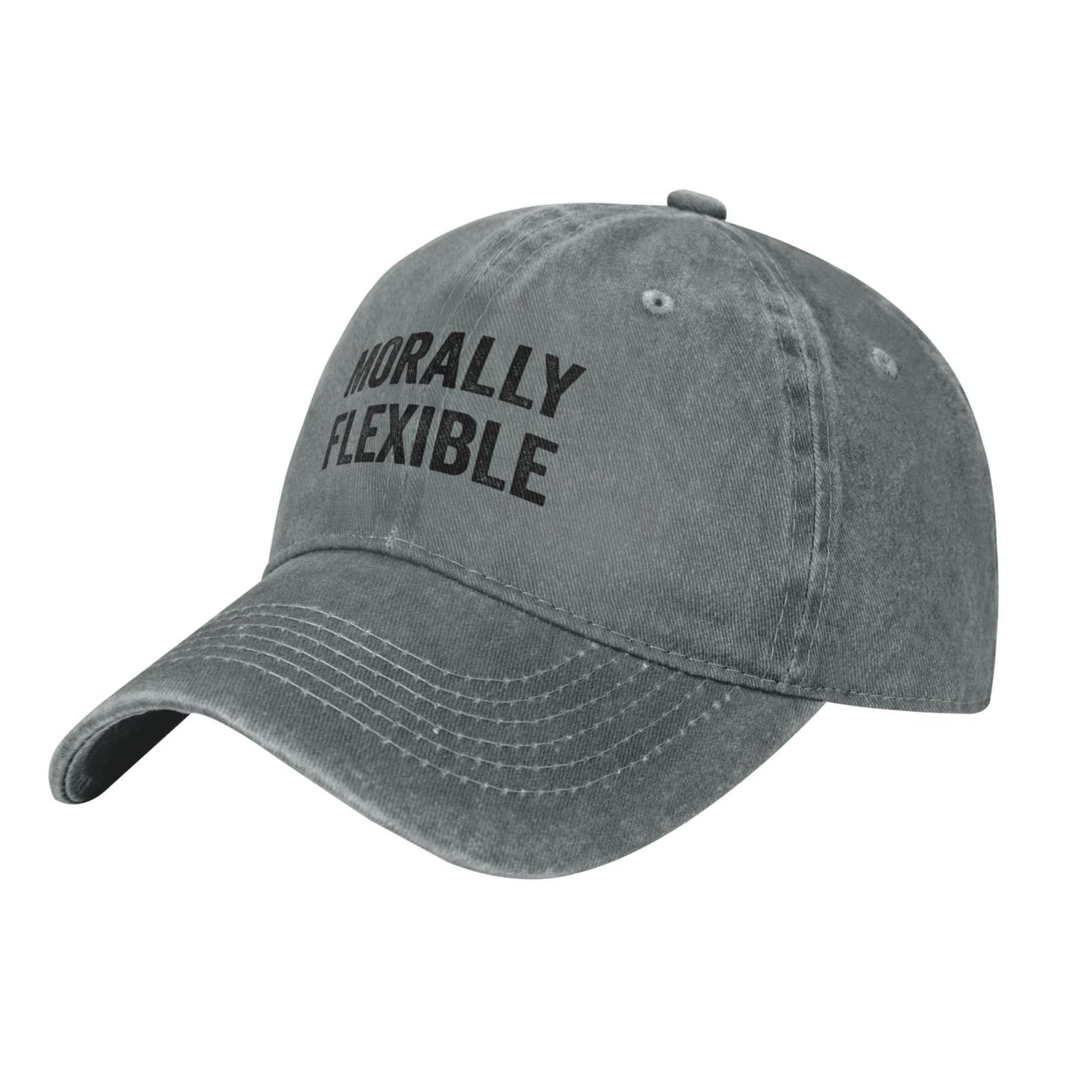 MORALLY FLEXIBLE Printing unisex baseball cap adjustable hats Outdoor leisure hat trucker cap