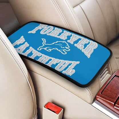 Detroit Lions Print car armrest box cover armrest protective cover