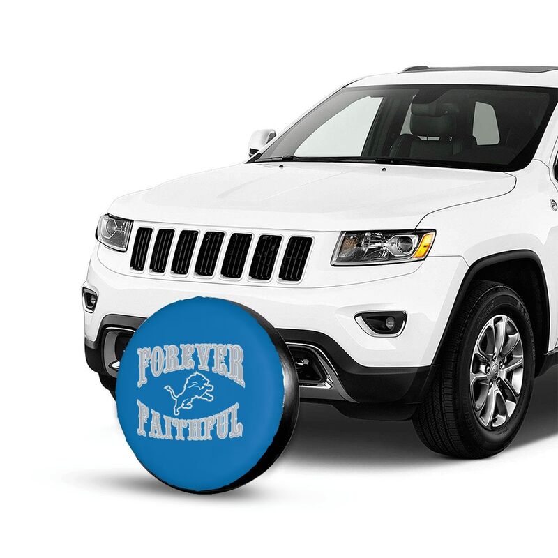 Detroit Lions Printing car spare tire dust protection cover tire protection cover