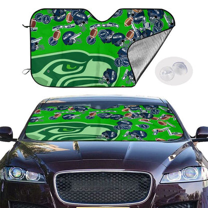 Seattle Seahawks Print multiple sizes car windshield sunshade panel car windshield sunshade cover