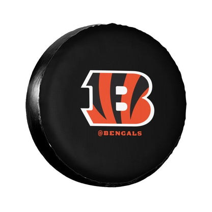 Cincinnati Bengals 3 car dustproof sunscreen tyre protective cover Tyre protective cover