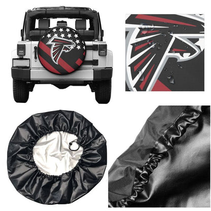 Atlanta Falcons 4 Tyre protective cover car dustproof sunscreen tyre protective cover