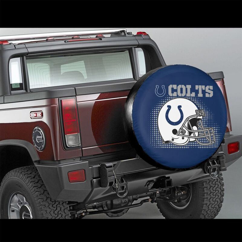 Indianapolis Colts Printed tire protection cover car sun protection tire protection cover