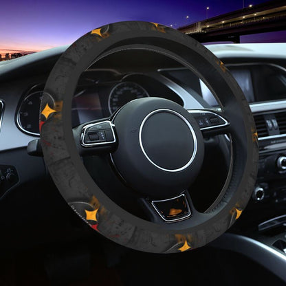 Pittsburgh Steelers 5 Printed breathable anti slip cover elastic steering wheel cover