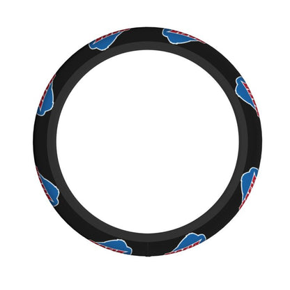 Buffalo Bills 2 Printed elastic steering wheel cover car steering wheel protective cover