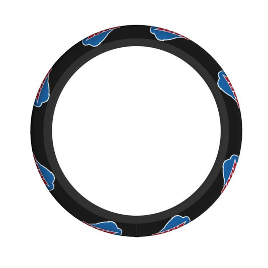 Buffalo Bills 2 Printed elastic steering wheel cover car steering wheel protective cover