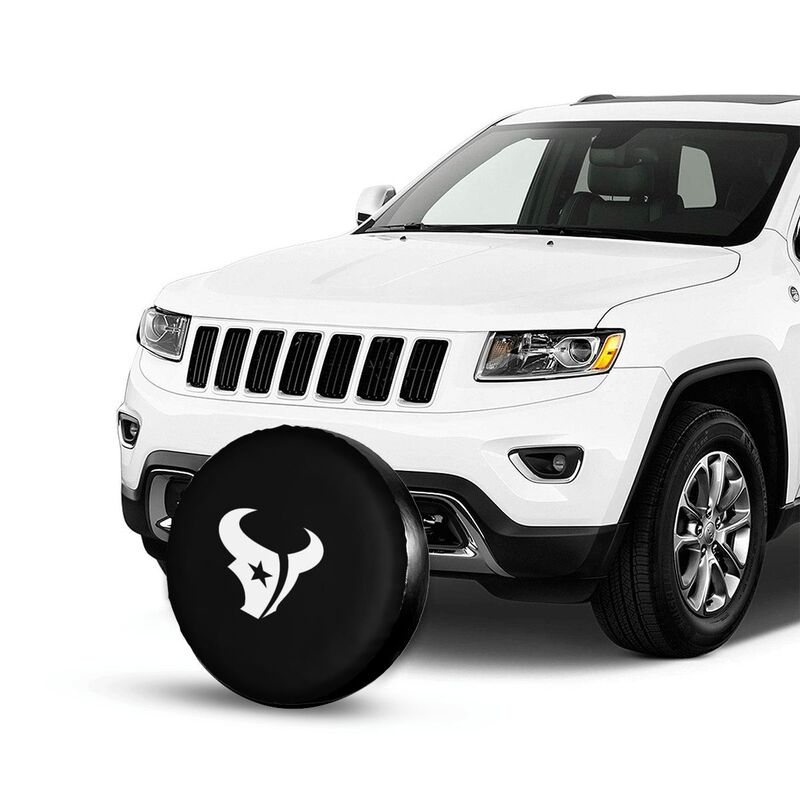 Houston Texans 4 Print tire protection covers car sunscreen tire protection covers