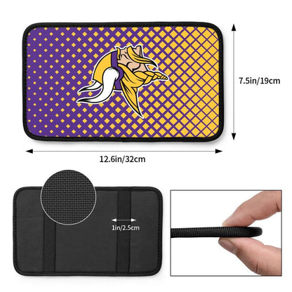 Minnesota Vikings Car handrail box cushion Personalized printed car armrest cover