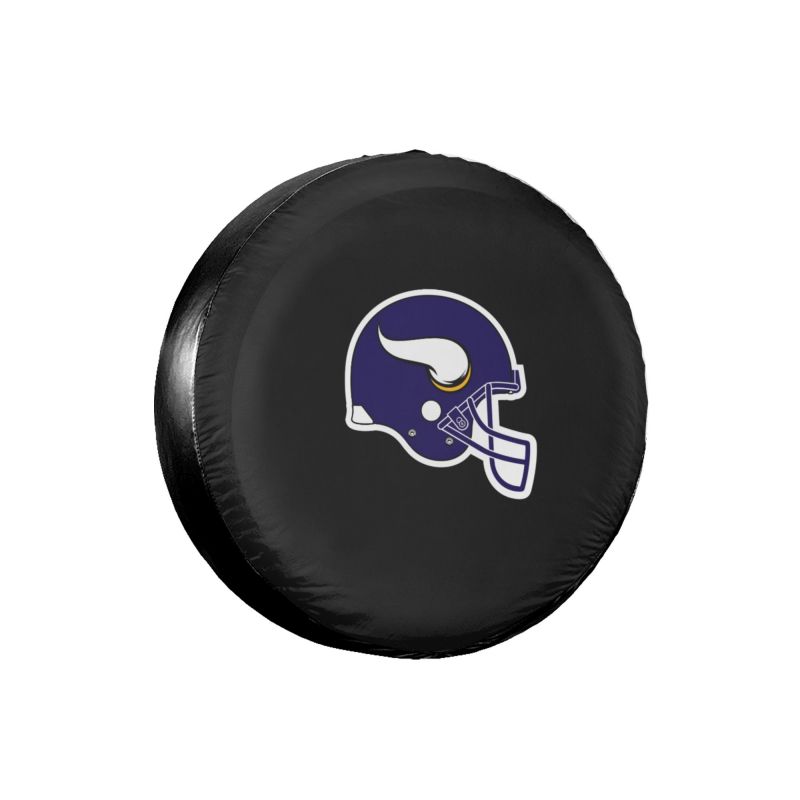 Minnesota Vikings 3 Car tire protective cover waterproof and dustproof tire cover