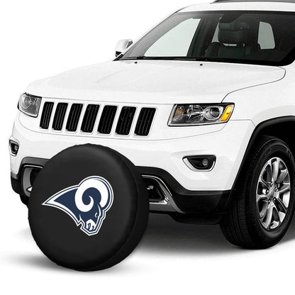 Los Angeles Rams Car tire protective cover waterproof and dustproof tire cover