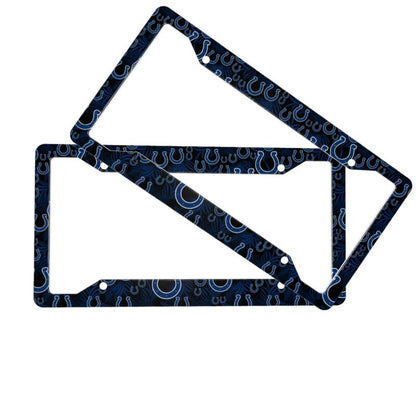 Indianapolis Colts Print Car license plate frame four hole license plate holder (one pair)
