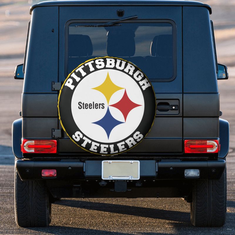 Pittsburgh Steelers Printing car tire covers waterproof and dustproof protective covers