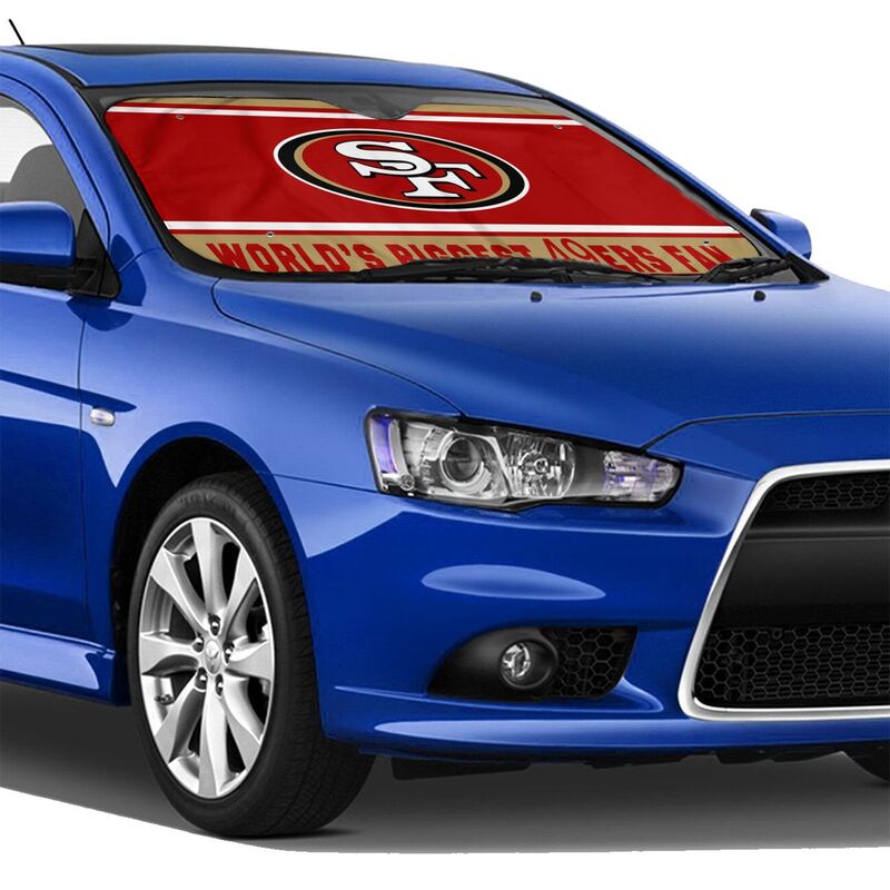 San Francisco 49ers Printing is suitable for car front windshield sunshades Car windshield sunshades