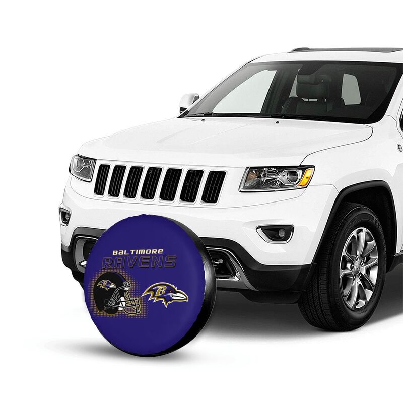 Baltimore Ravens Print car tire protection cover car spare tire dust protection covers