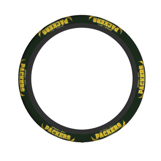 Green Bay Packers Printed breathable elastic steering wheel cover anti slip cover