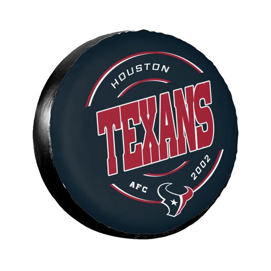 Houston Texans Printing car tire protection cover car spare tire dust protection cover
