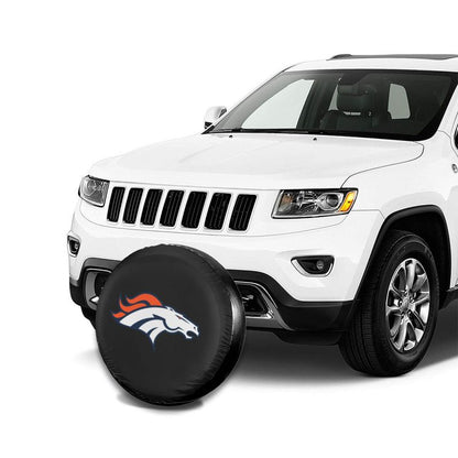 Denver Broncos 2 Car tire protection cover spare tire waterproof and dustproof cover