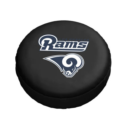 Los Angeles Rams 2 Car tire protective cover waterproof and dustproof tire cover