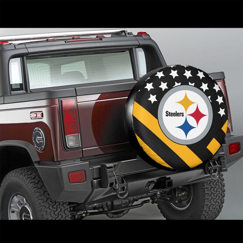 Pittsburgh Steelers 5 Printing tire protection cover car sun protection tire protection covers