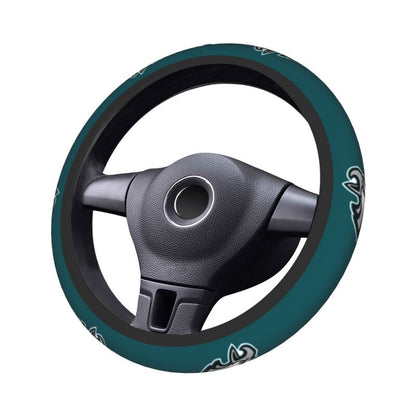 Philadelphia Eagles 3 Printed breathable elastic steering wheel anti slip cover
