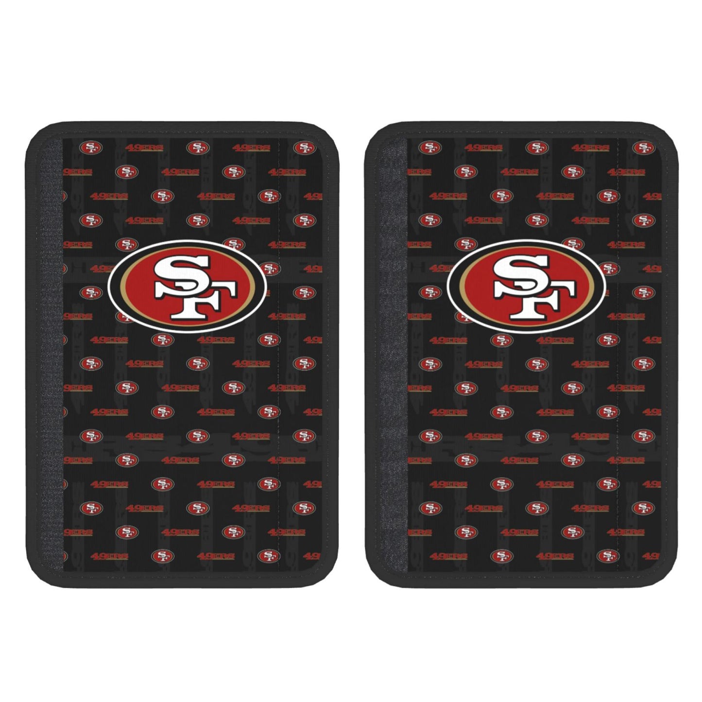 San Francisco 49ers personalized seat belt protective cover Car seat belt protective cover