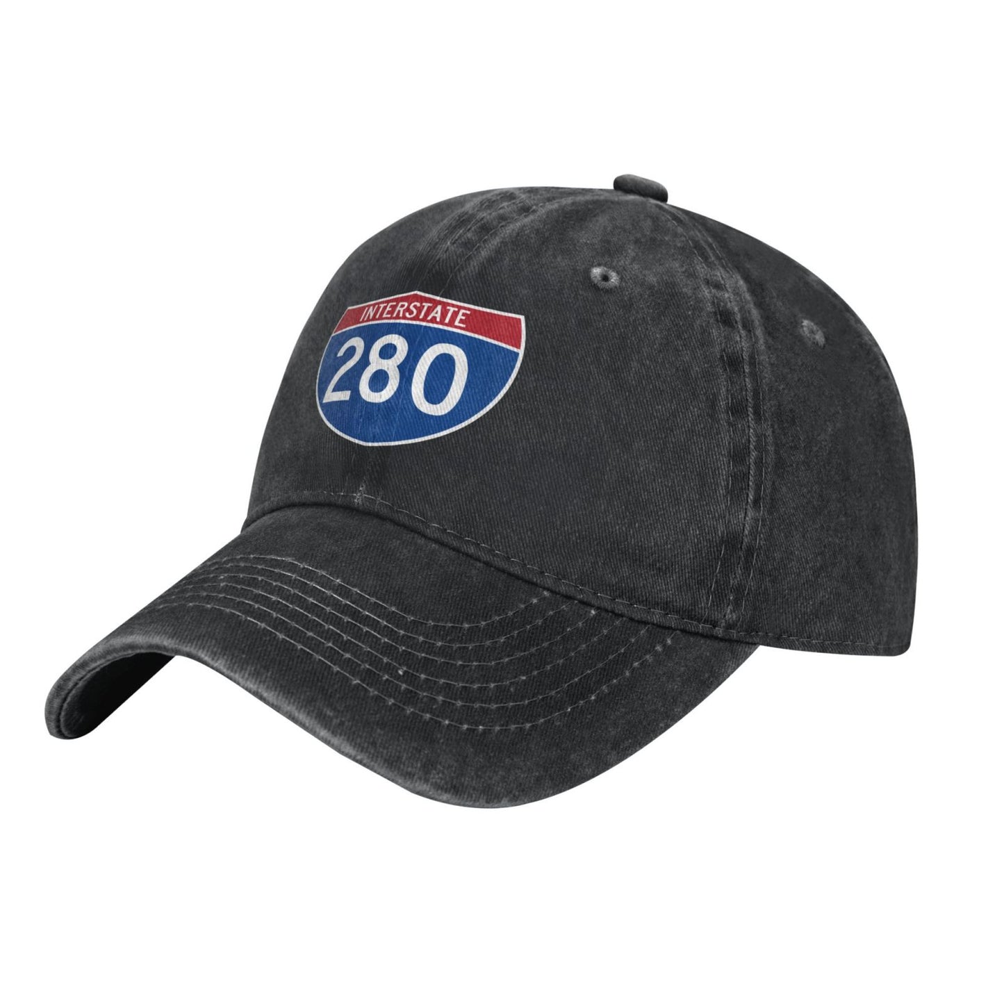 INTERSTATE 280 Printed unisex baseball cap adjustable cap outdoor sun hats trucker hat