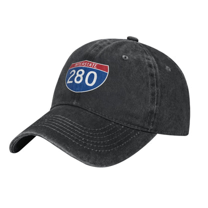 INTERSTATE 280 Printed unisex baseball cap adjustable cap outdoor sun hats trucker hat