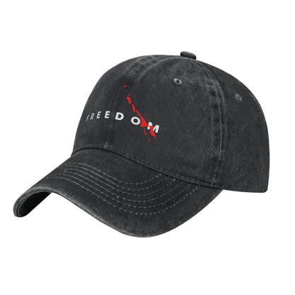 Freedom Printed unisex baseball cap outdoor hats adjustable cap trucker gift hat