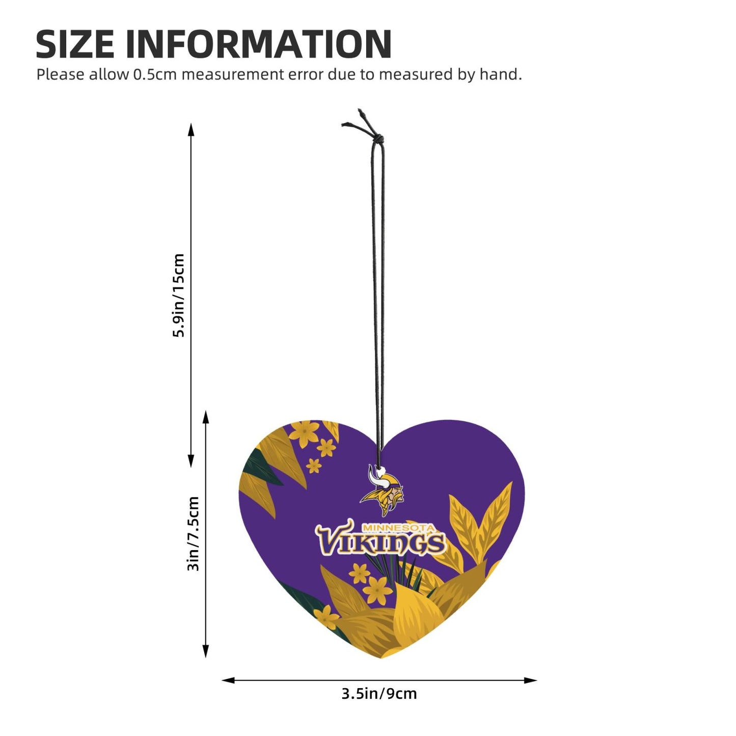 4pcs- Minnesota Vikings car aromatherapy tablets Car Air Fresheners Cards Set