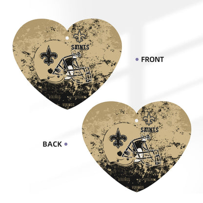 4-pcs New Orleans Saints Car Air Fresheners Cards Set car aromatherapy tablets