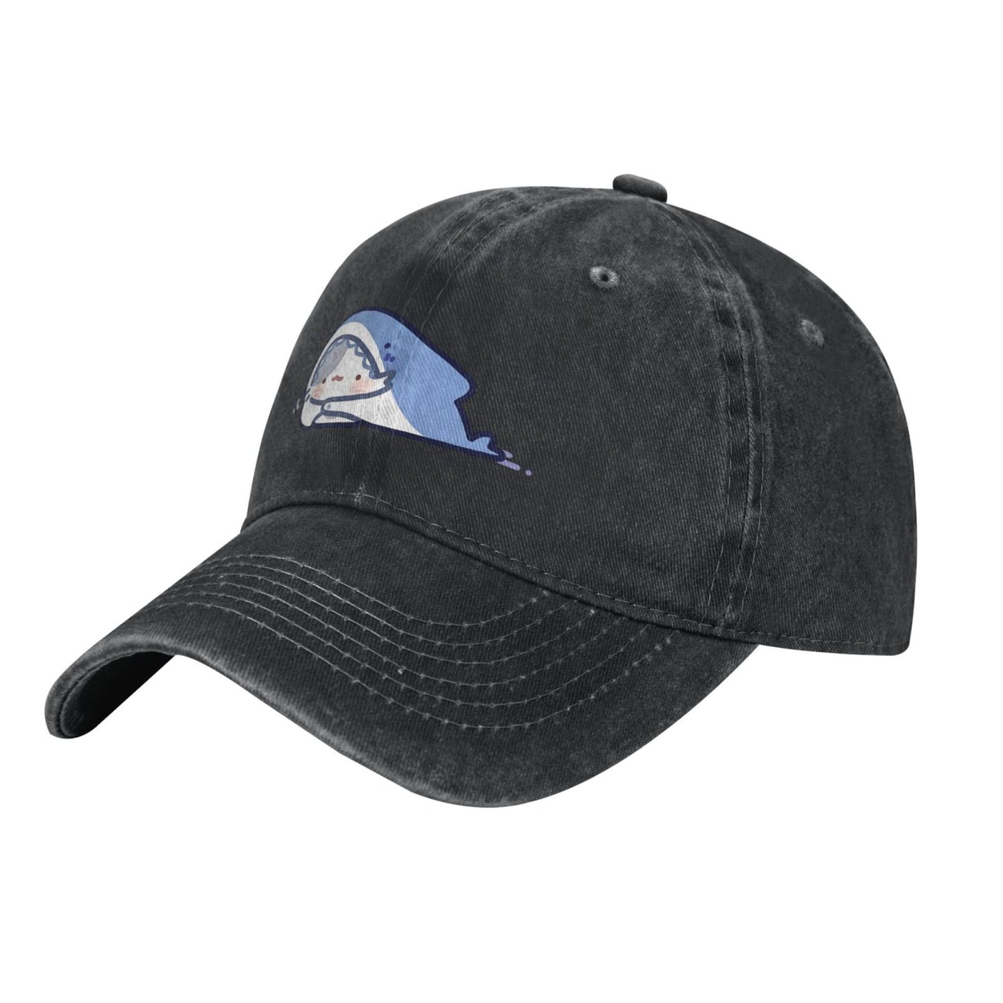 Shark Printed Printed unisex baseball cap adjustable cap outdoor sun hats trucker hat