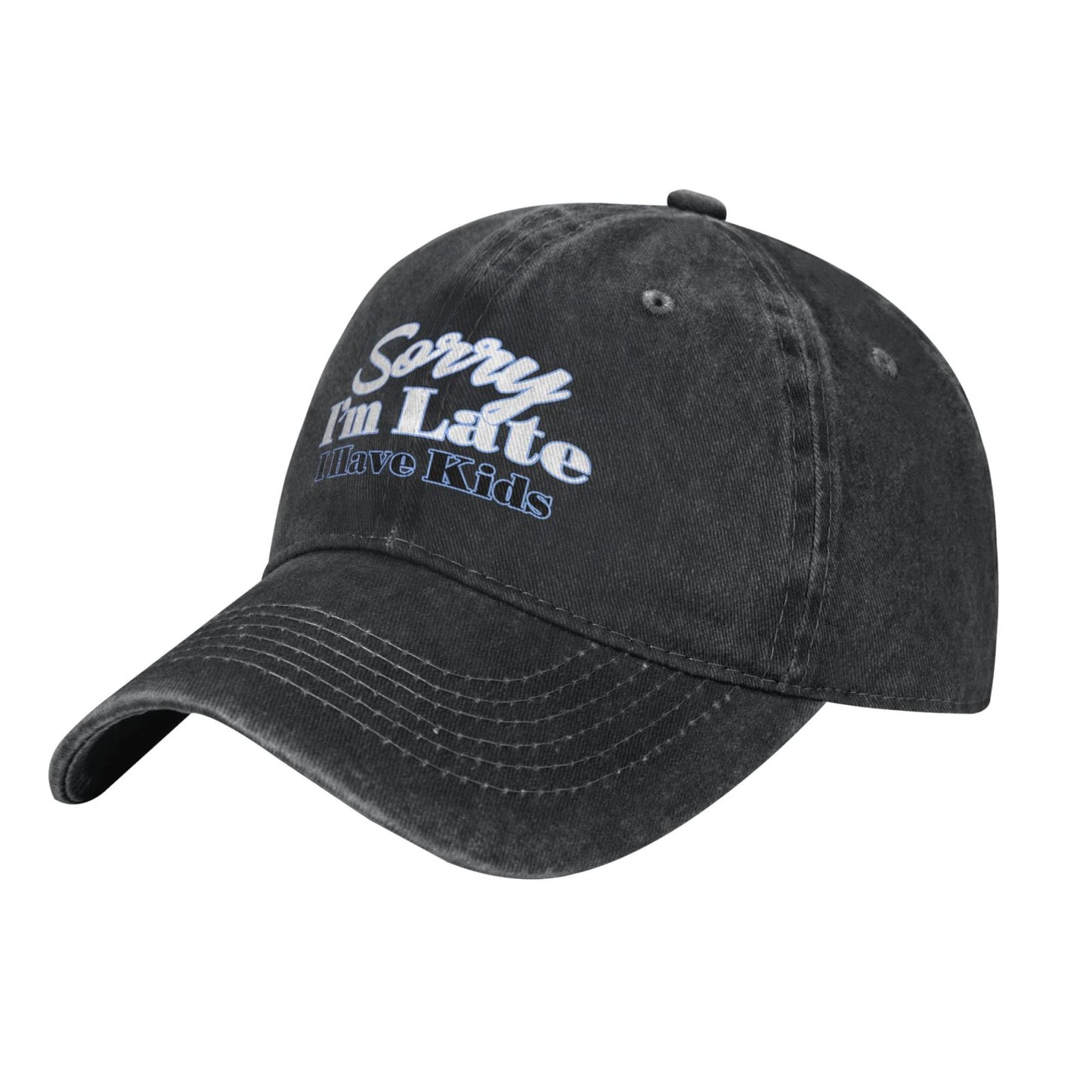 Sorry I'm Late I Have Kids Printed unisex baseball cap outdoor hats adjustable cap trucker gift hat