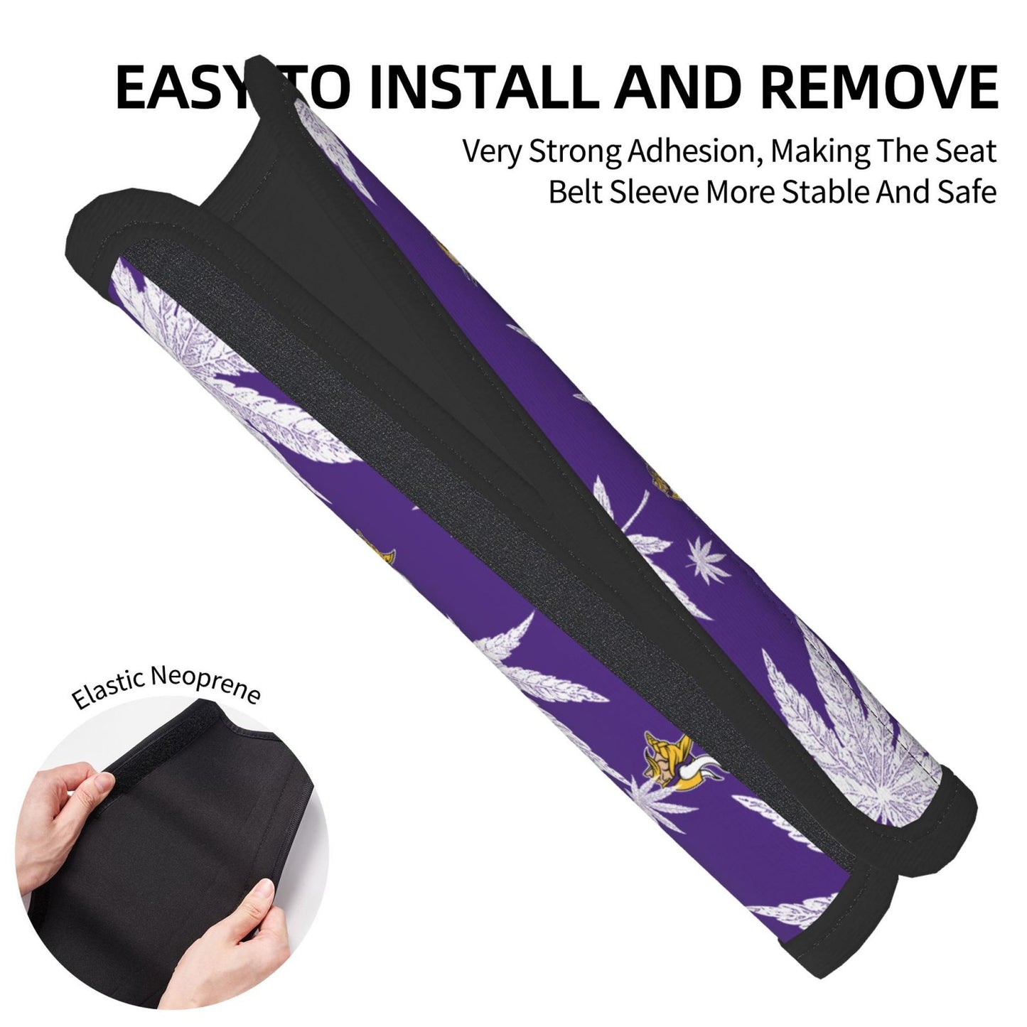 Minnesota Vikings Car seat belt protection cover Adult seat belt protection cover