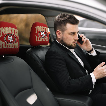 San Francisco 49ers Elastic car pillowcase set of 2 car pillowcases