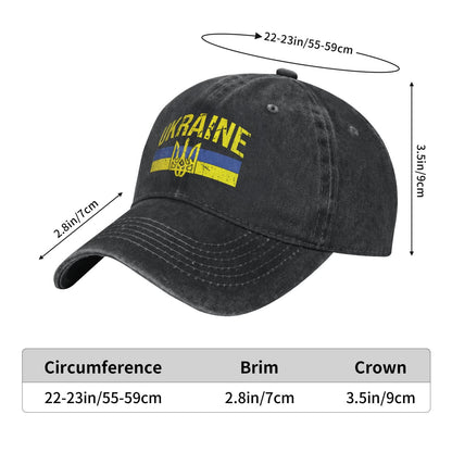 Ukraine Printed unisex baseball cap adjustable cap outdoor sun hats trucker hat
