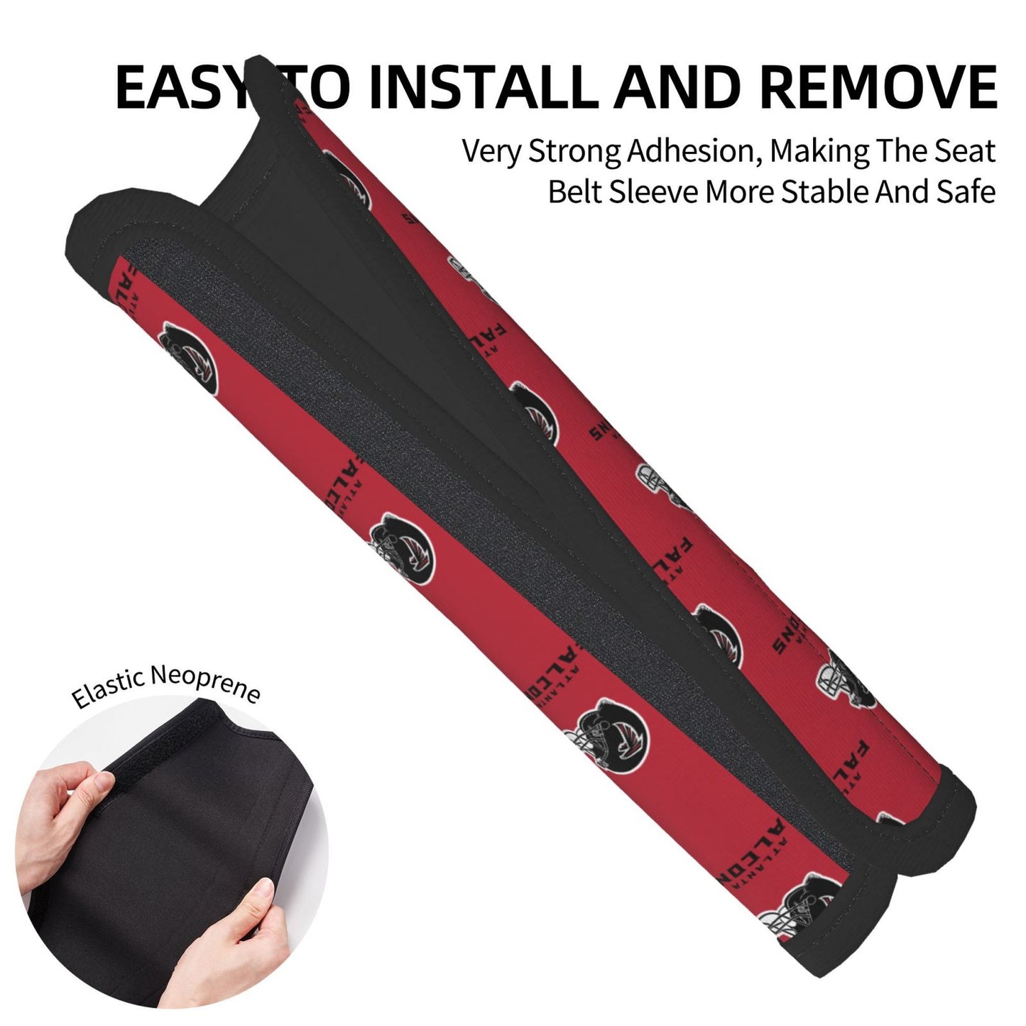 Atlanta Falcons Car seat belt shoulder strap UNISEX seat belt protective cover