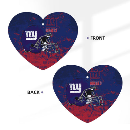 4-pcs New York Giants Car Air Fresheners Cards Set car aromatherapy tablets