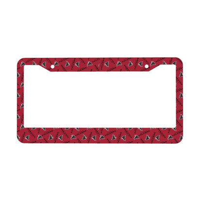 Atlanta Falcons Print front rear license plate holder circular hole license plate holder (one pair)