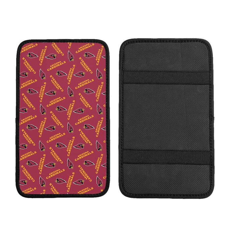 Arizona Cardinals  Printed armrest protective cover car armrest box cushion