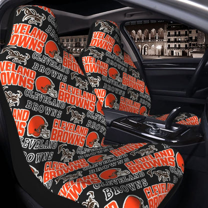 Cleveland Browns Printed seat dust protection cover car seat protective cover