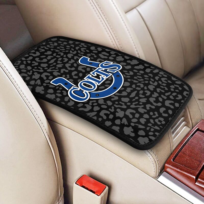 Indianapolis Colts printed Car handrail box cushion Personalized car armrest cover