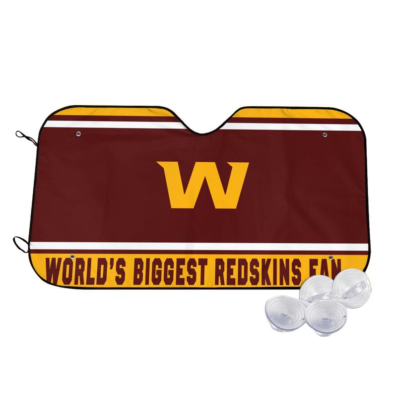 Washington Redskins Printing is suitable for car front windshield sunshades Car windshield sunshades