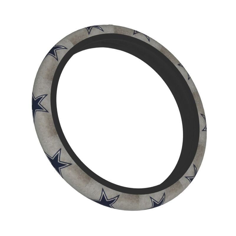 Dallas Cowboys 2 Printed breathable anti slip cover elastic steering wheel cover