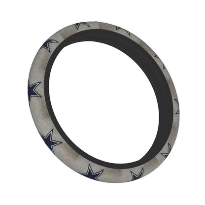 Dallas Cowboys 2 Printed breathable anti slip cover elastic steering wheel cover