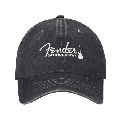Fender Stratocaster Guitar Printed unisex baseball cap adjustable cap outdoor sun hats trucker hat