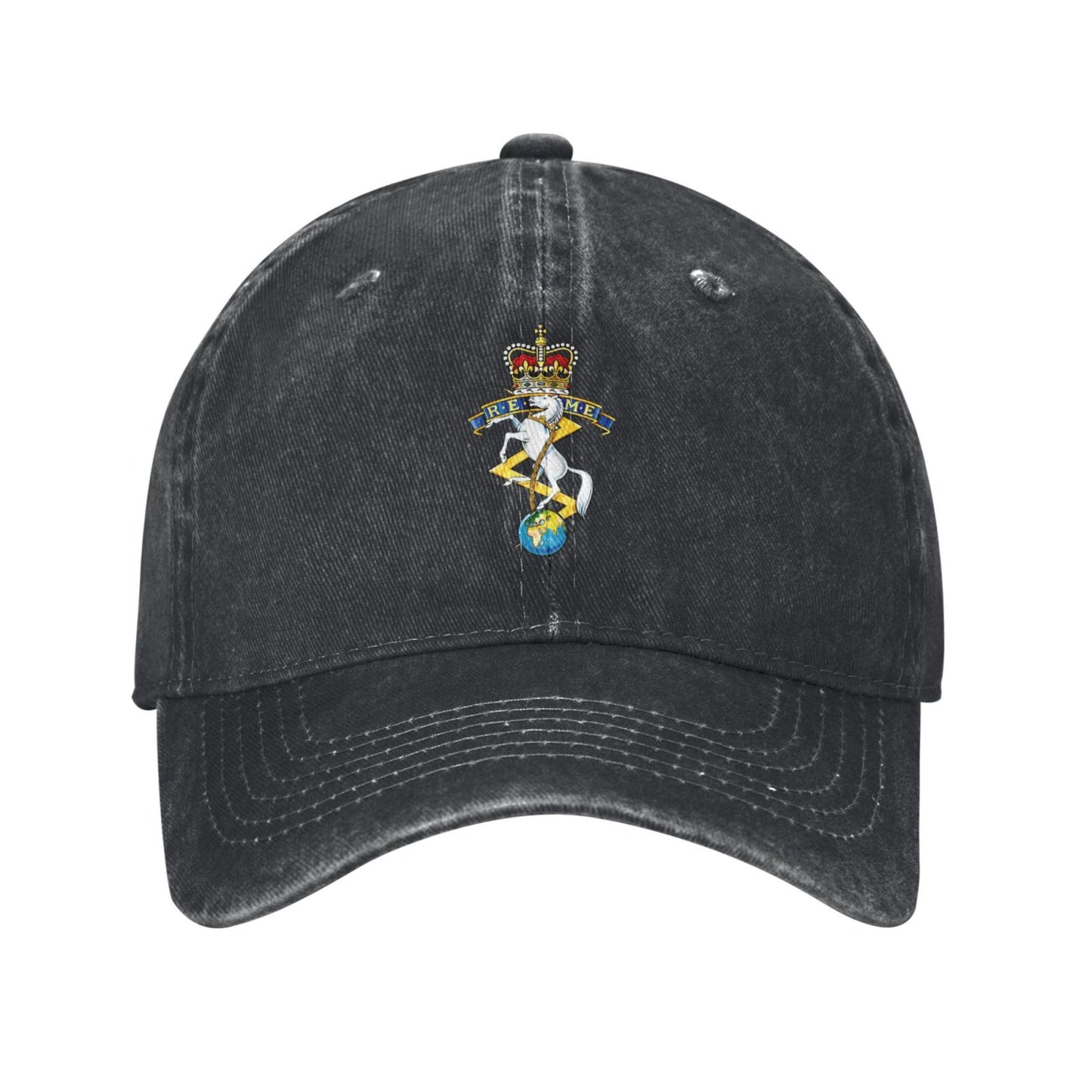 Vintage British Army R.E.M.E Printed unisex baseball cap adjustable cap outdoor trucker hat veterans Gifts