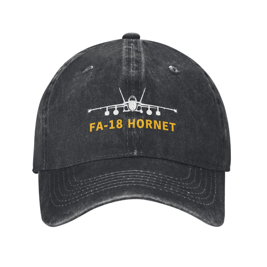 FA-18 HORNET Printed unisex baseball cap adjustable cap outdoor trucker hat veterans Gifts