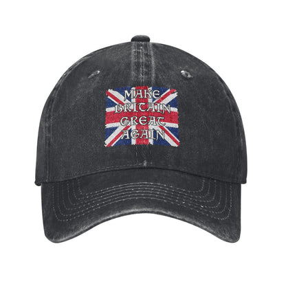 Make Britain Great Again - Marble And Mosaic Printed unisex baseball cap adjustable cap outdoor sun hats trucker hat