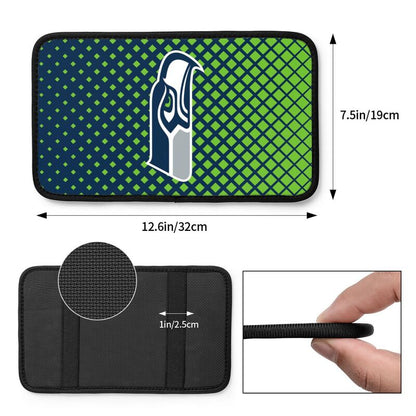 Seattle Seahawks Car handrail box cushion Personalized printed car armrest cover