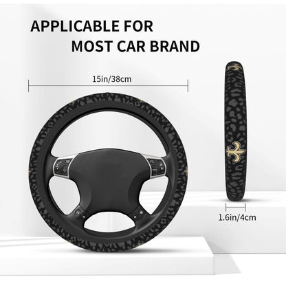 New Orleans Saints Printed elastic steering wheel cover car steering wheel protective cover